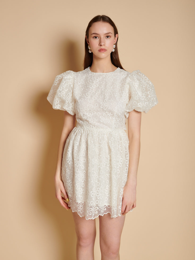 Pearled White Dresses