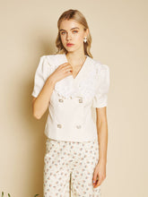 Pearled White Tops