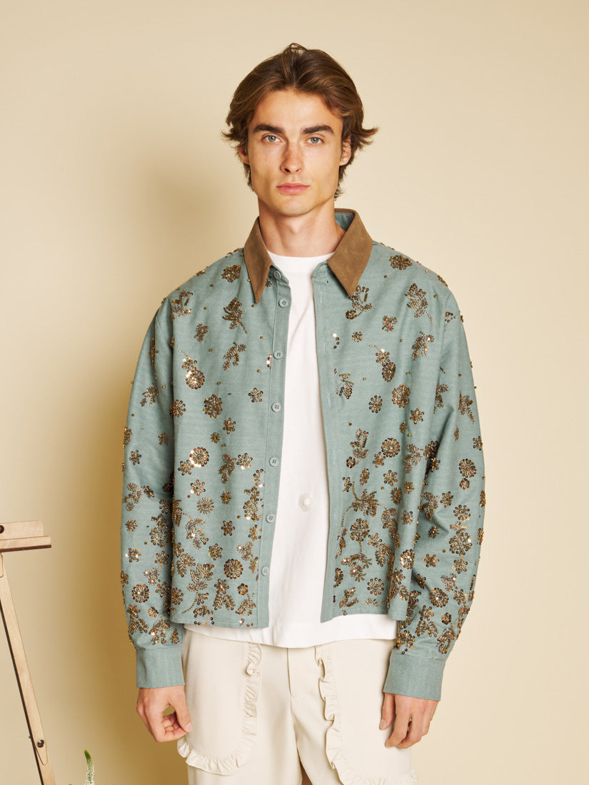 Washed Indigo Blue Jackets