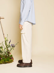 Ivory Cream Trousers