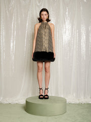 Gold Leopard Dresses