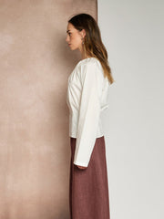 Ivory Cream Tops