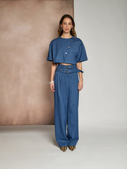 Indigo Blue Tops