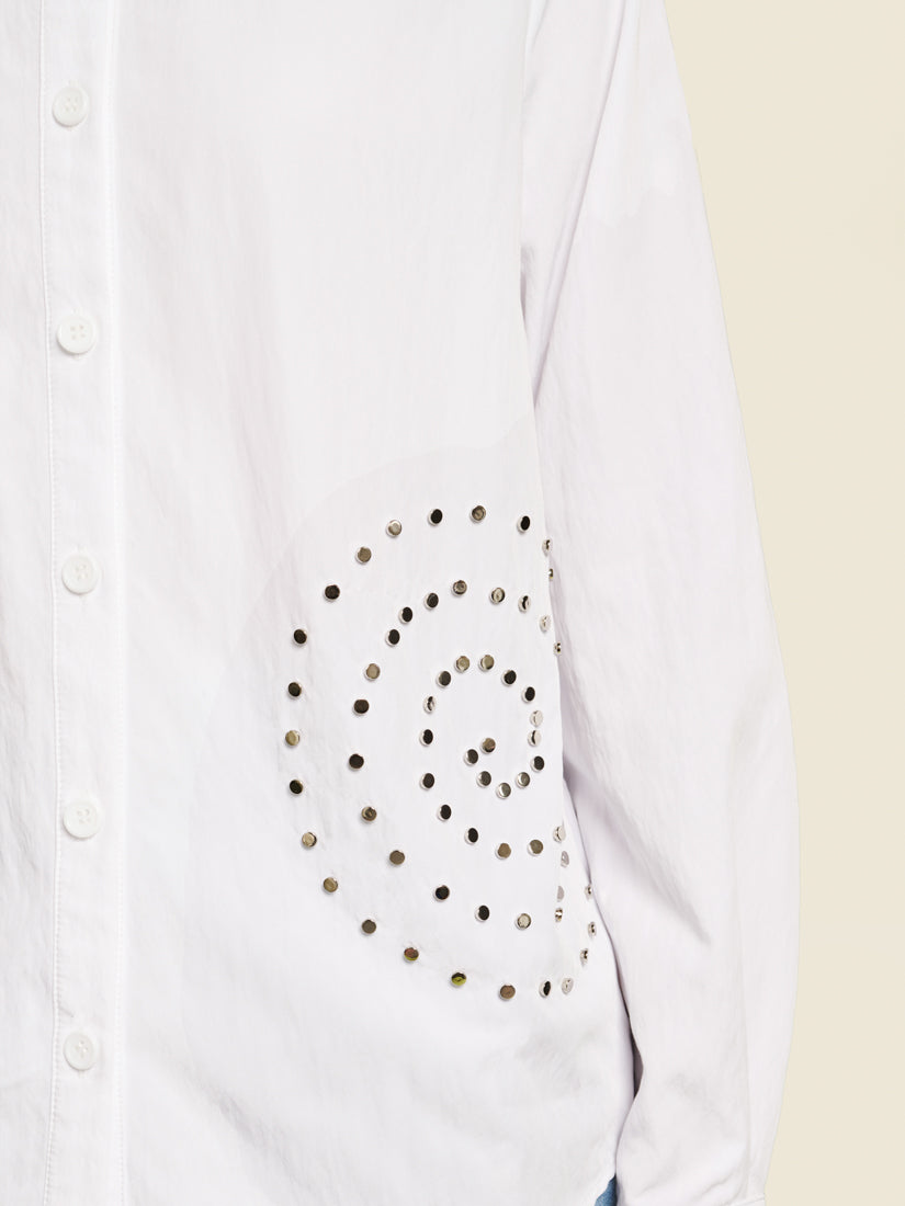 Pearled White Tops