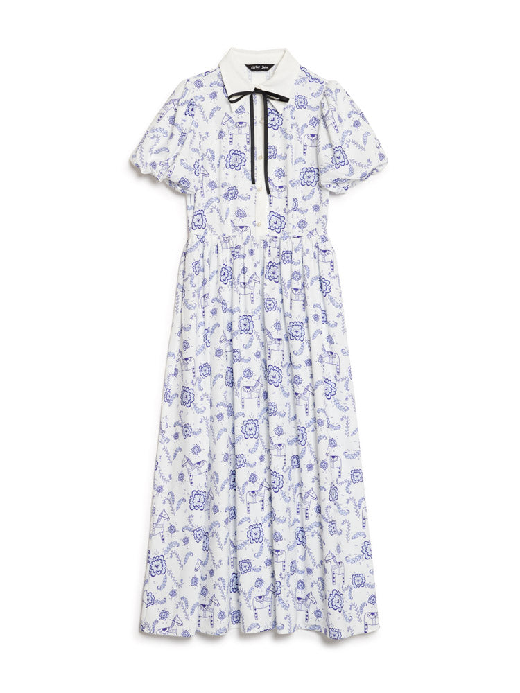 Colbalt & White Dresses