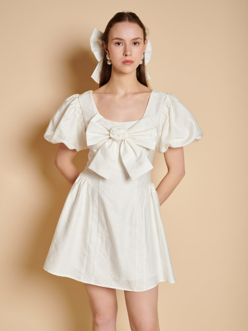Pearled White Dresses