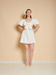 Pearled White Dresses