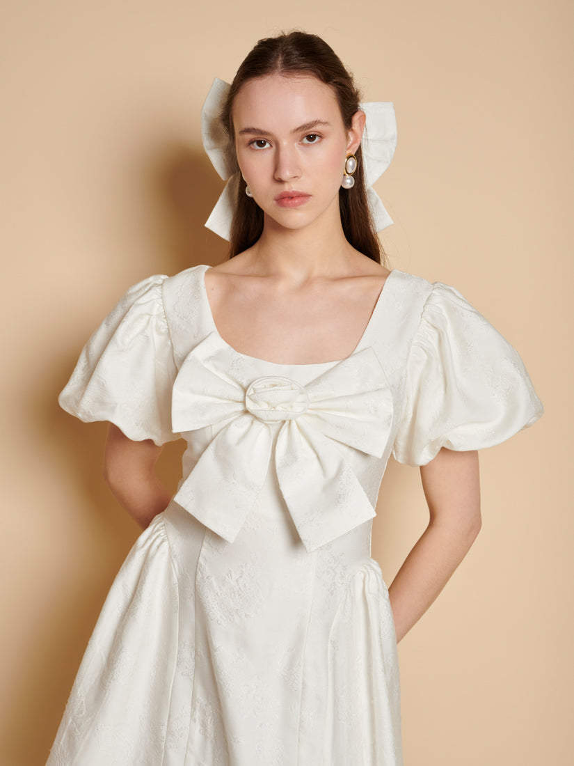 Pearled White Dresses