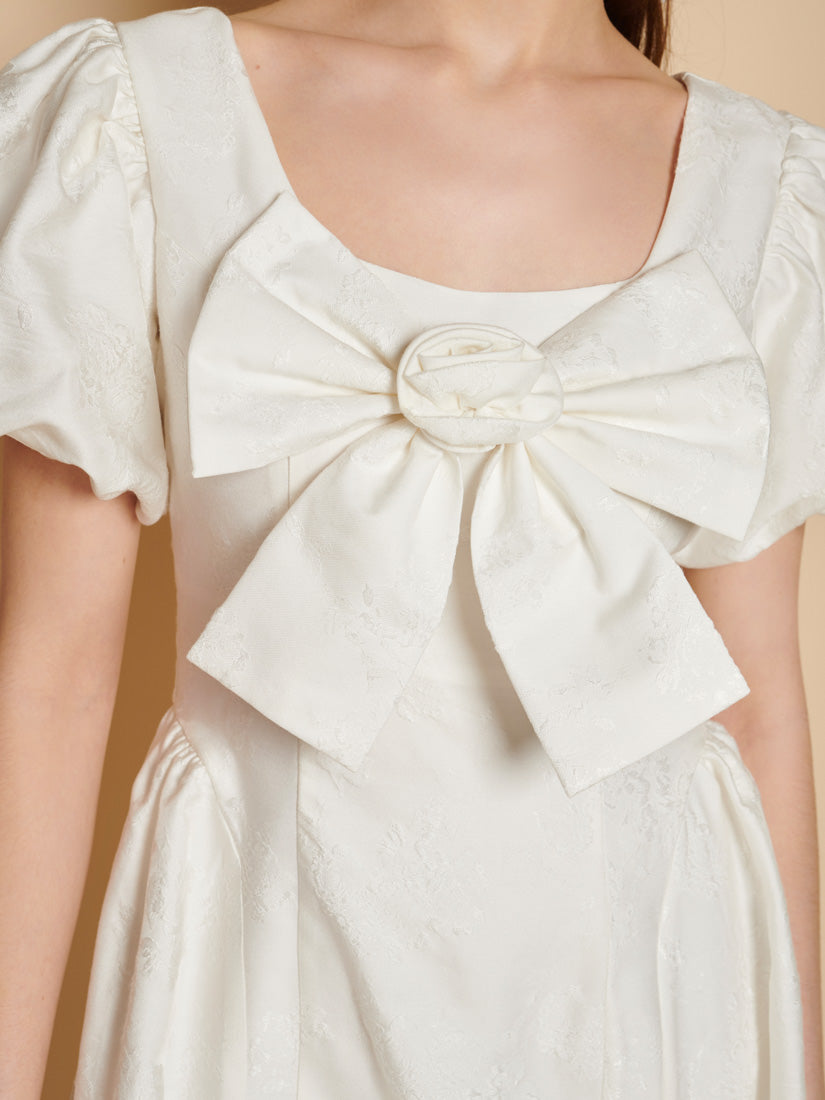 Pearled White Dresses