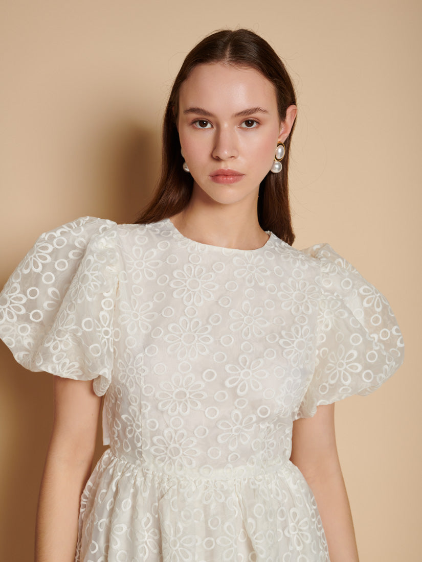 Pearled White Dresses