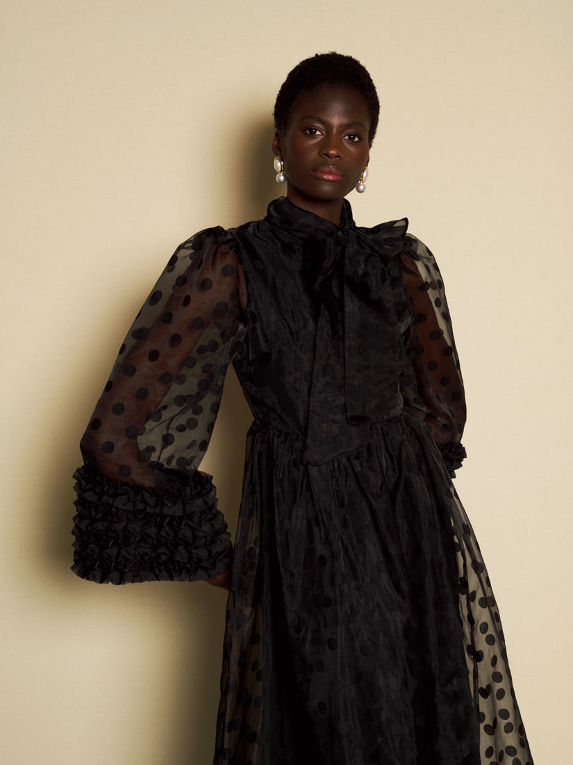 Spot Black Dresses