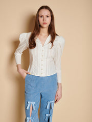 Ivory Cream Tops