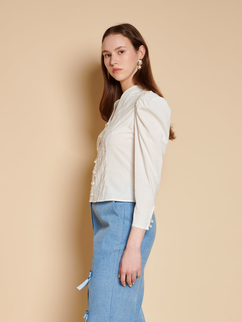 Ivory Cream Tops