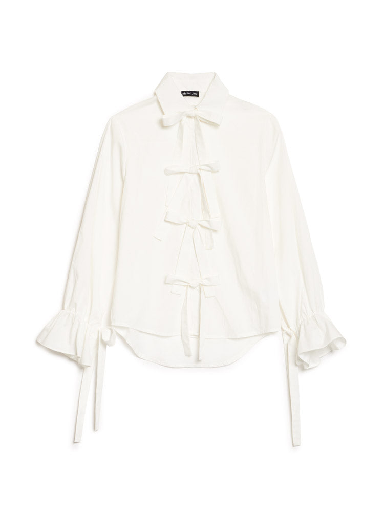 Pearled White Tops