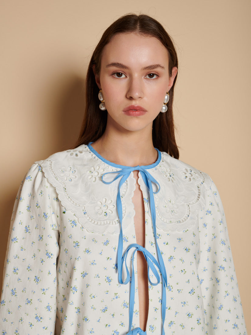 Ditsy In Blue Tops