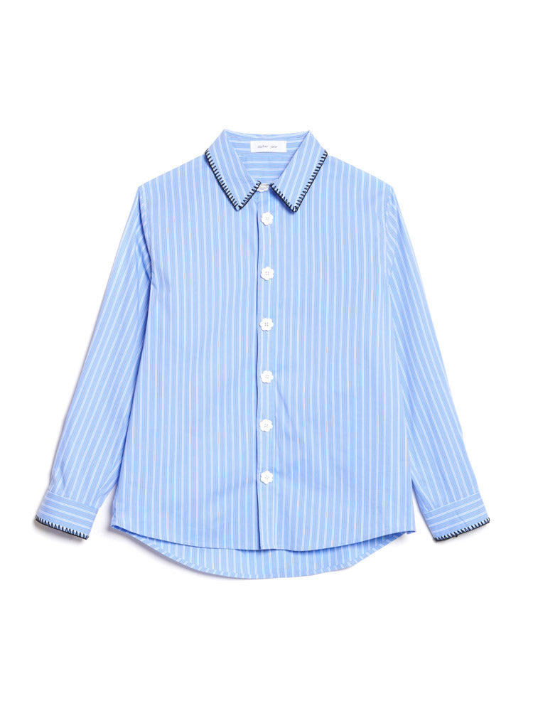 Oxford Blue Tops