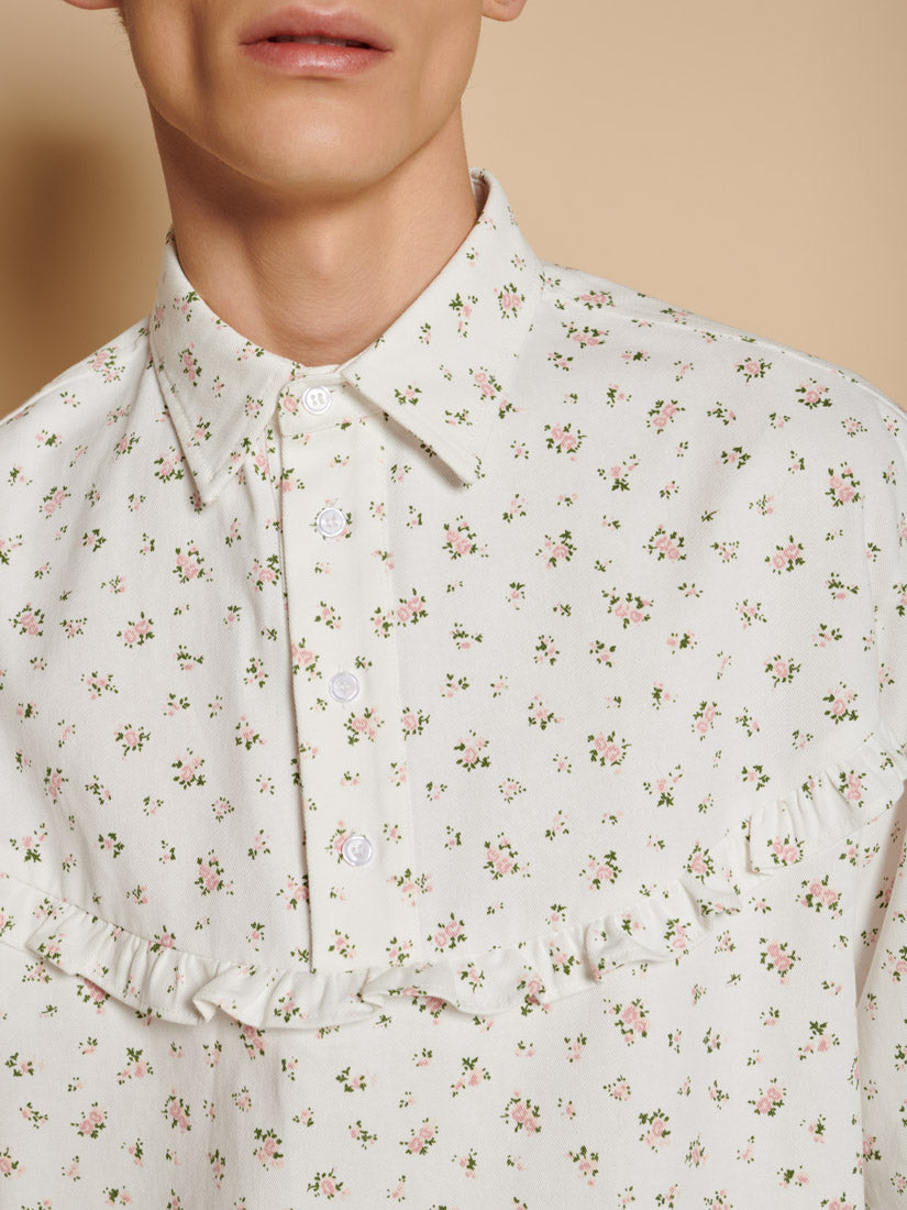 Pink Ditsy Tops