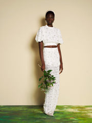 Pearled White Tops