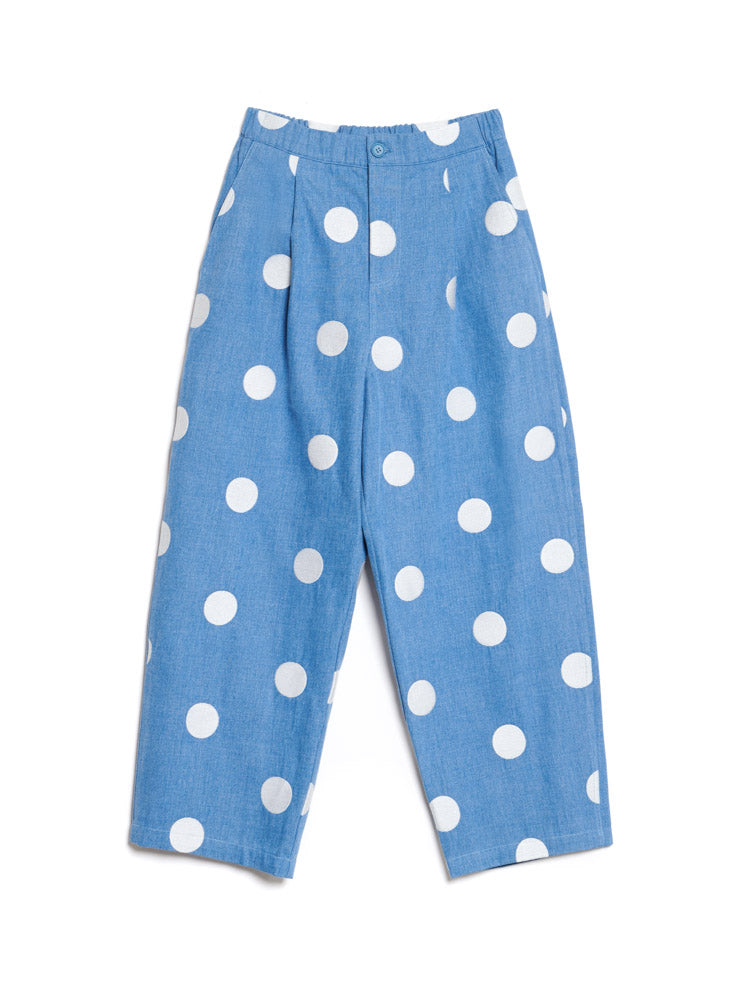 Washed Indigo Blue Bottoms