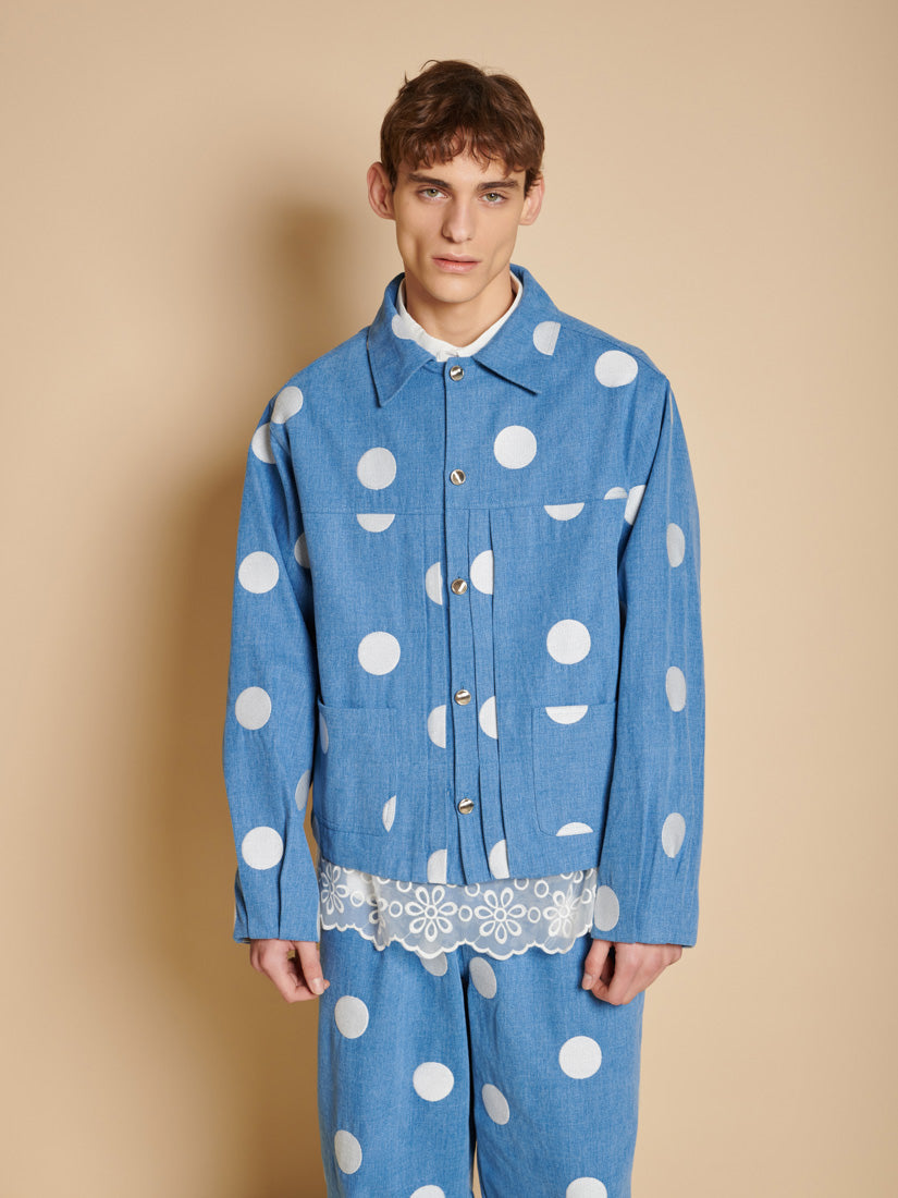 Washed Indigo Blue Jackets