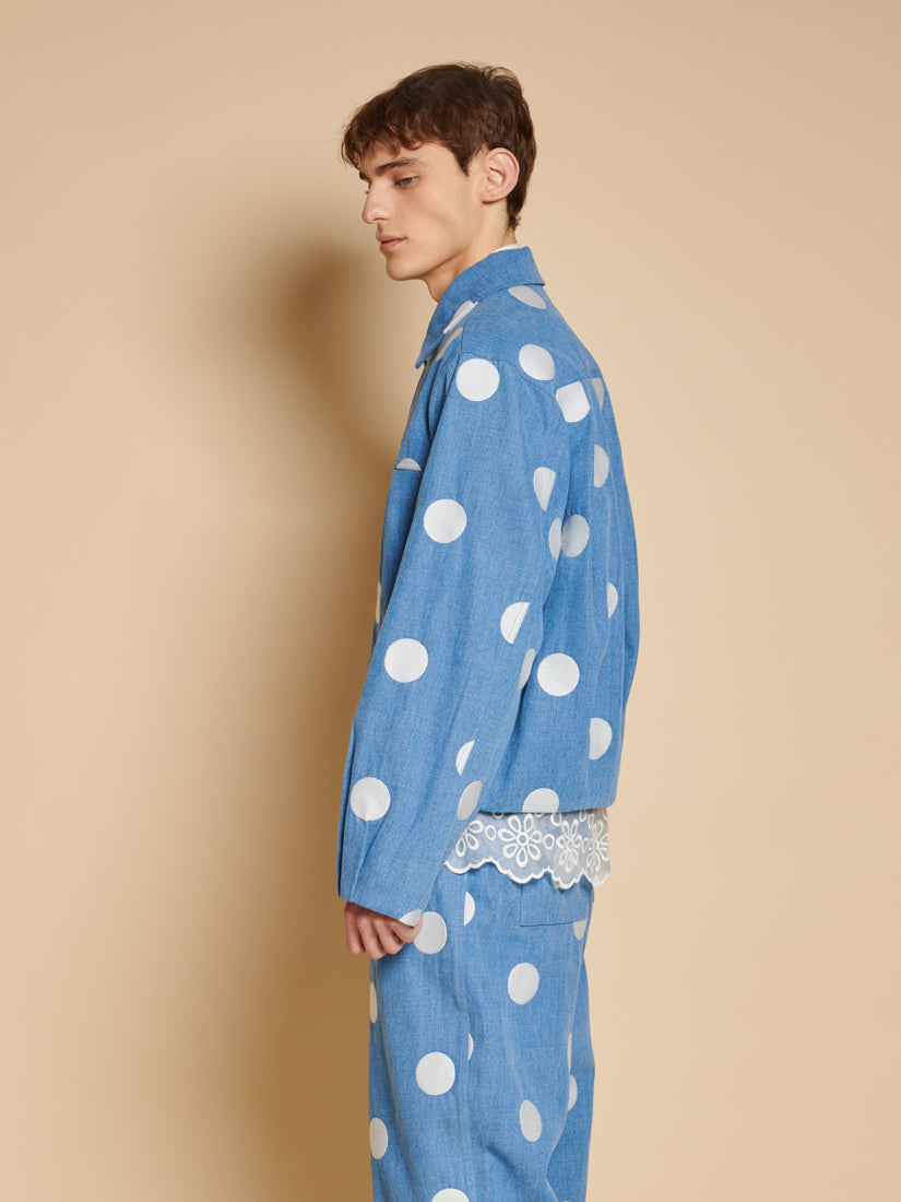 Washed Indigo Blue Jackets