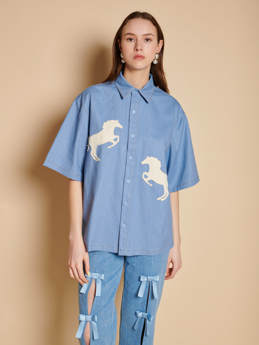 Chambray Blue Shirts