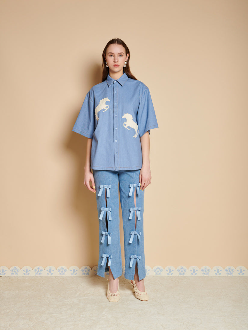 Chambray Blue Shirts