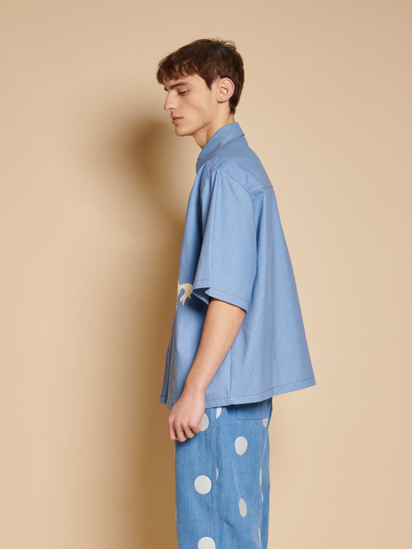 Chambray Blue Shirts