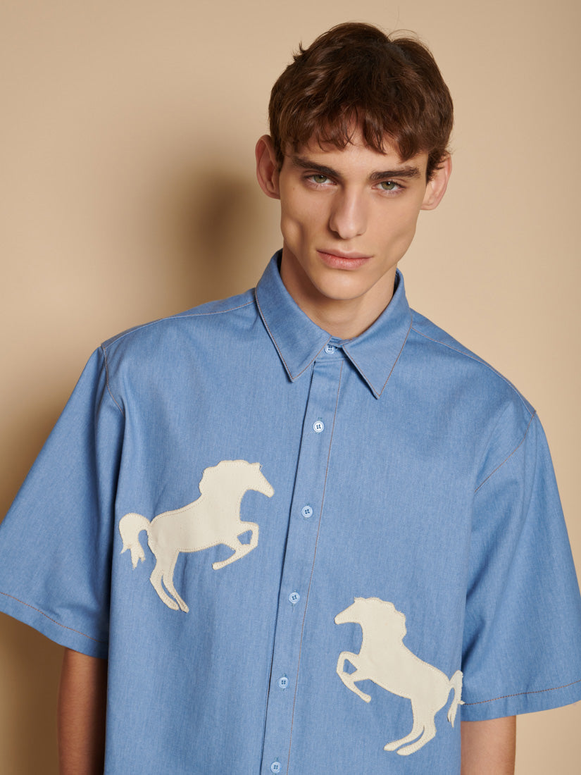 Chambray Blue Shirts