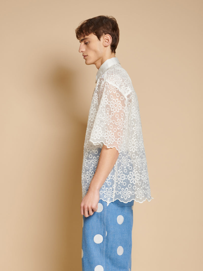 Pearled White Shirts