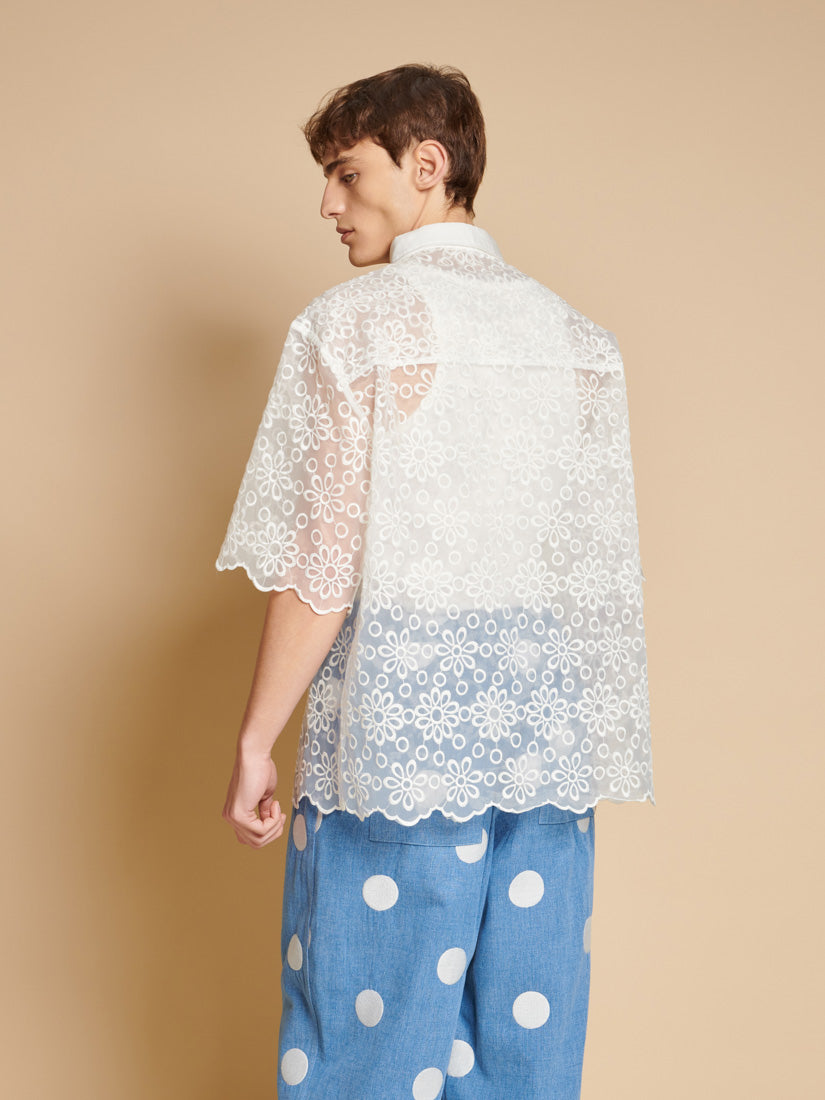 Pearled White Shirts