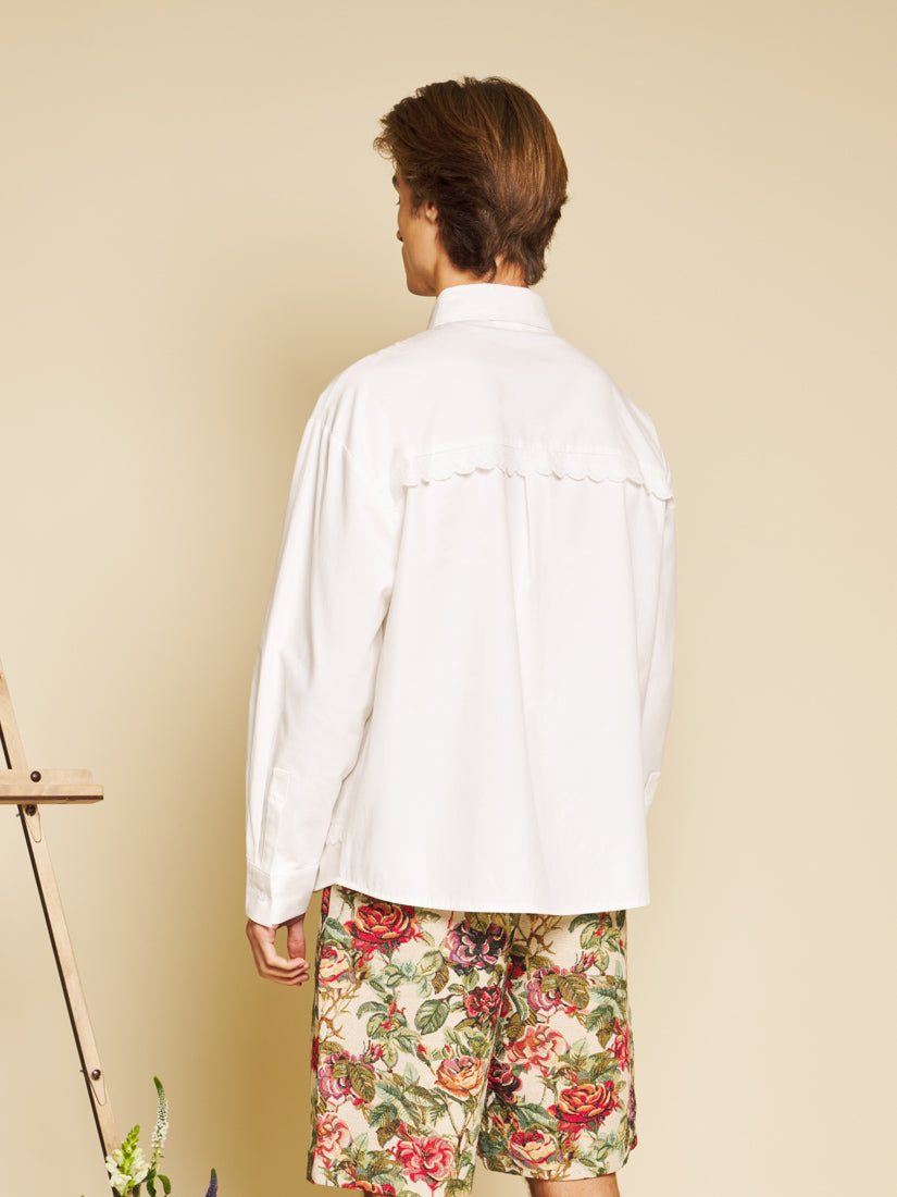 Pearled White Shirts