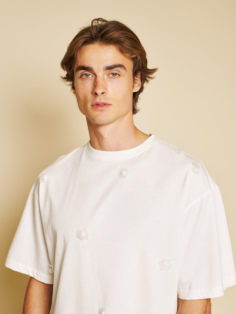 Pearled White Shirts