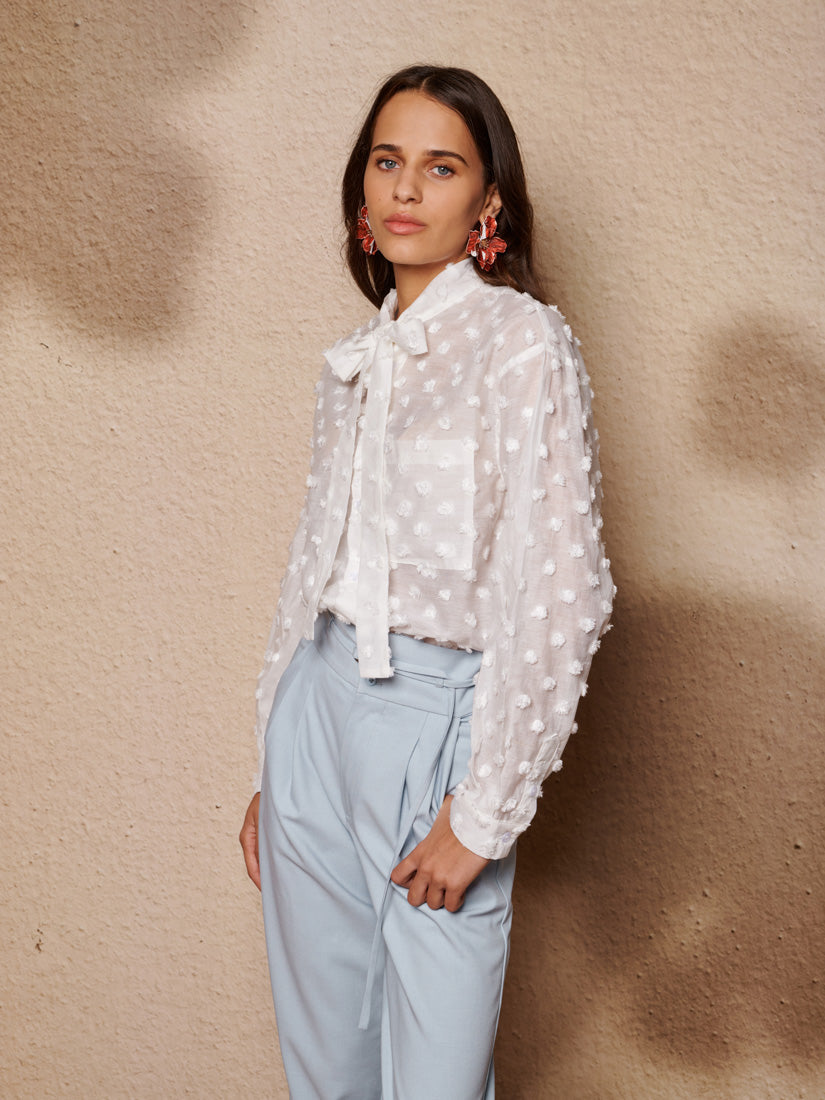 Pearled White Shirts
