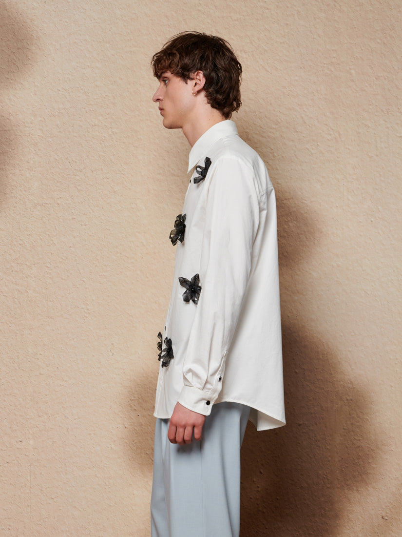 Pearled White Shirts