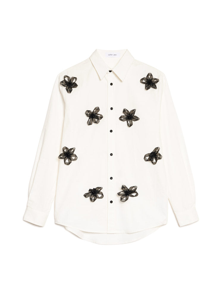 Pearled White Shirts