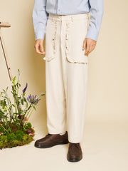 Ivory Cream Trousers