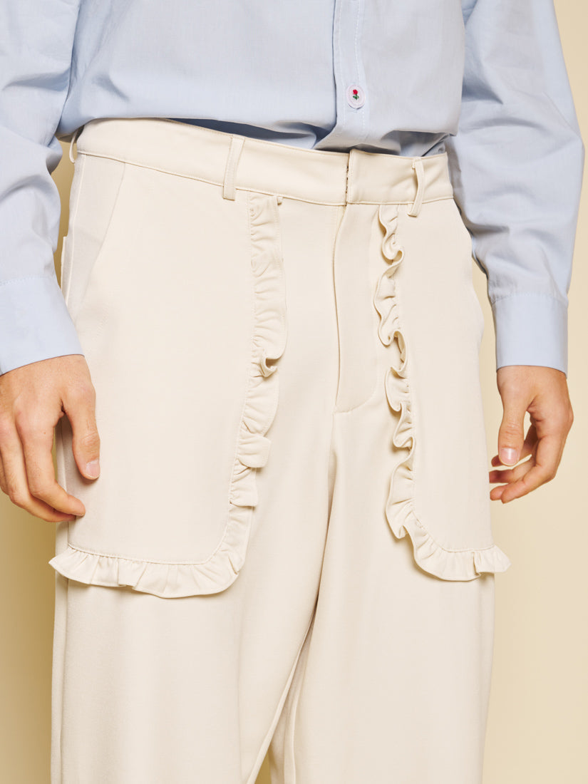Ivory Cream Trousers
