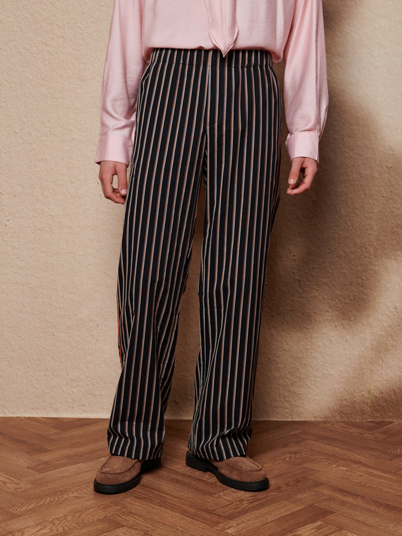 Navy & Black Trousers