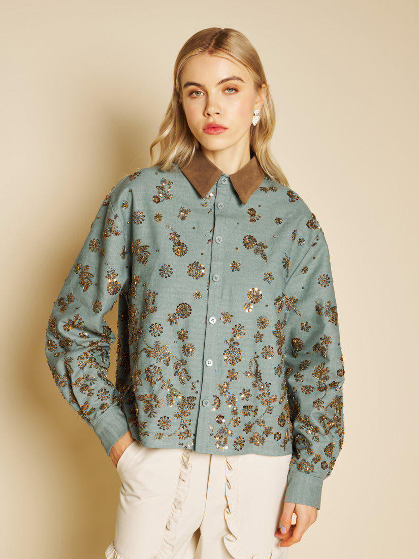 Washed Indigo Blue Jackets