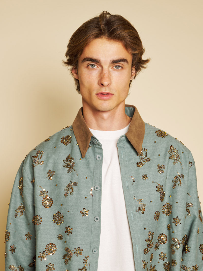Washed Indigo Blue Jackets