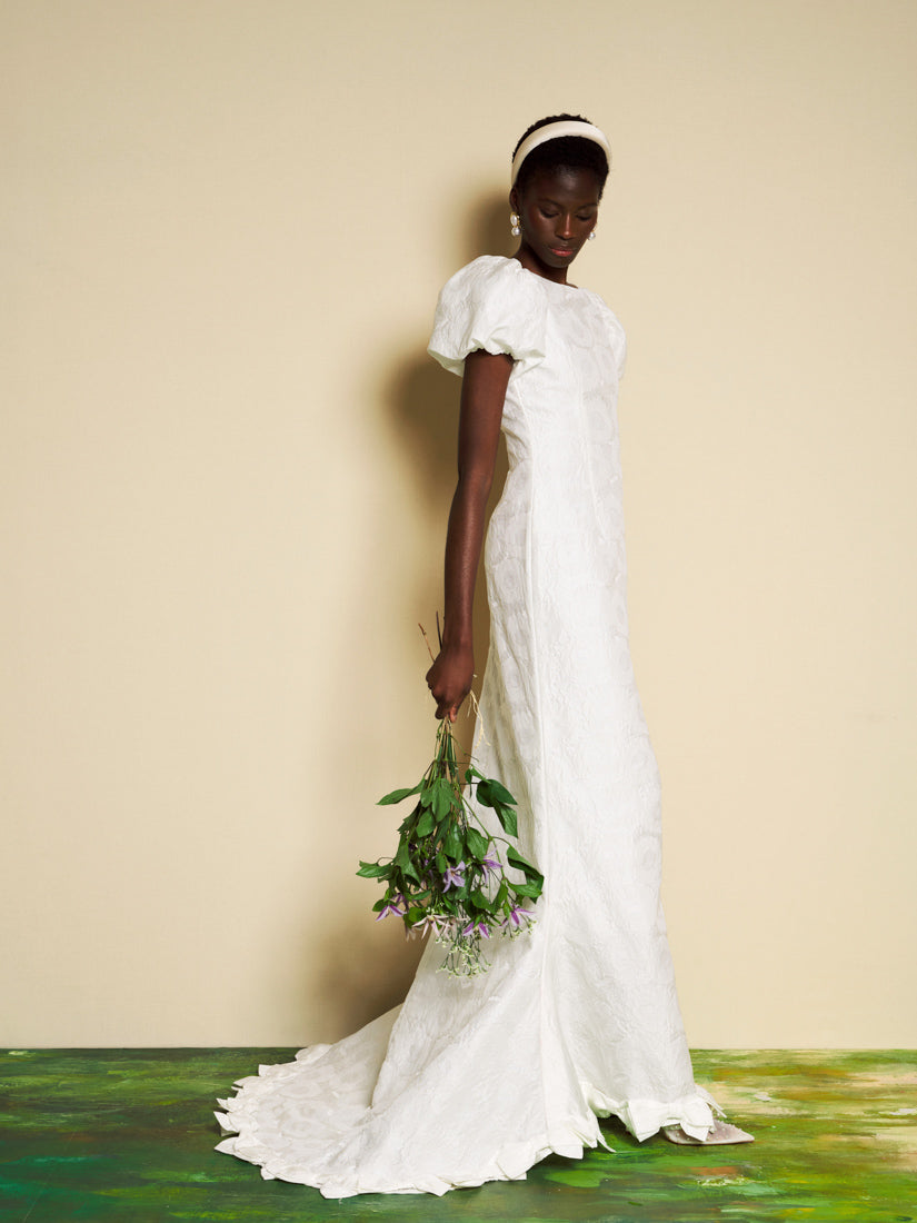 Pearled White Dresses