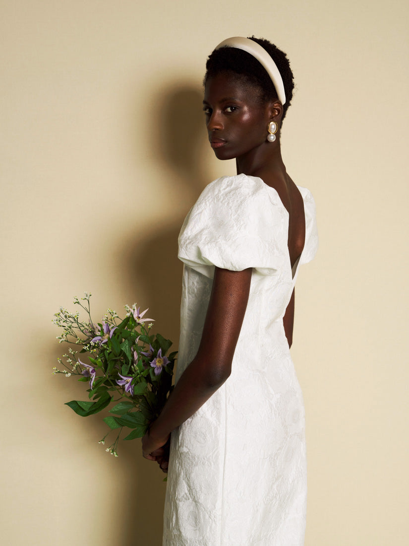 Pearled White Dresses