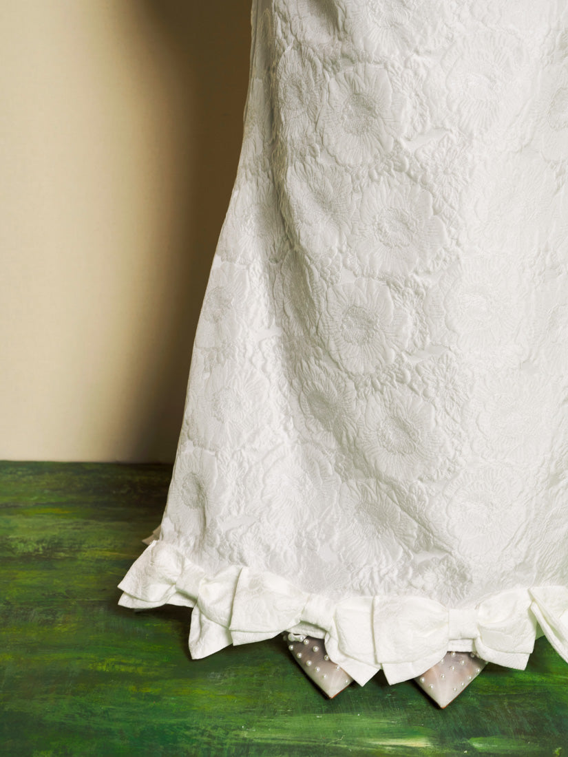 Pearled White Dresses