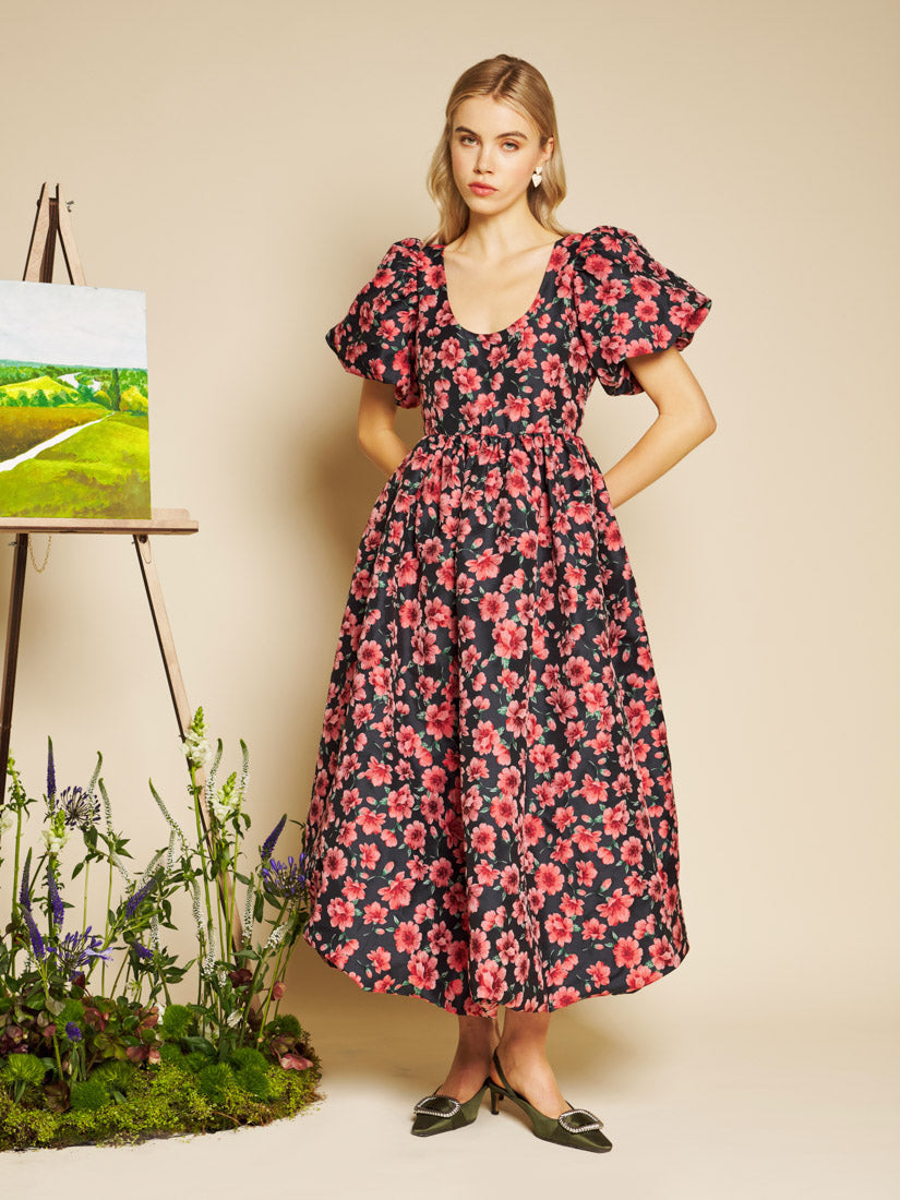 Red & Navy Blue Dresses
