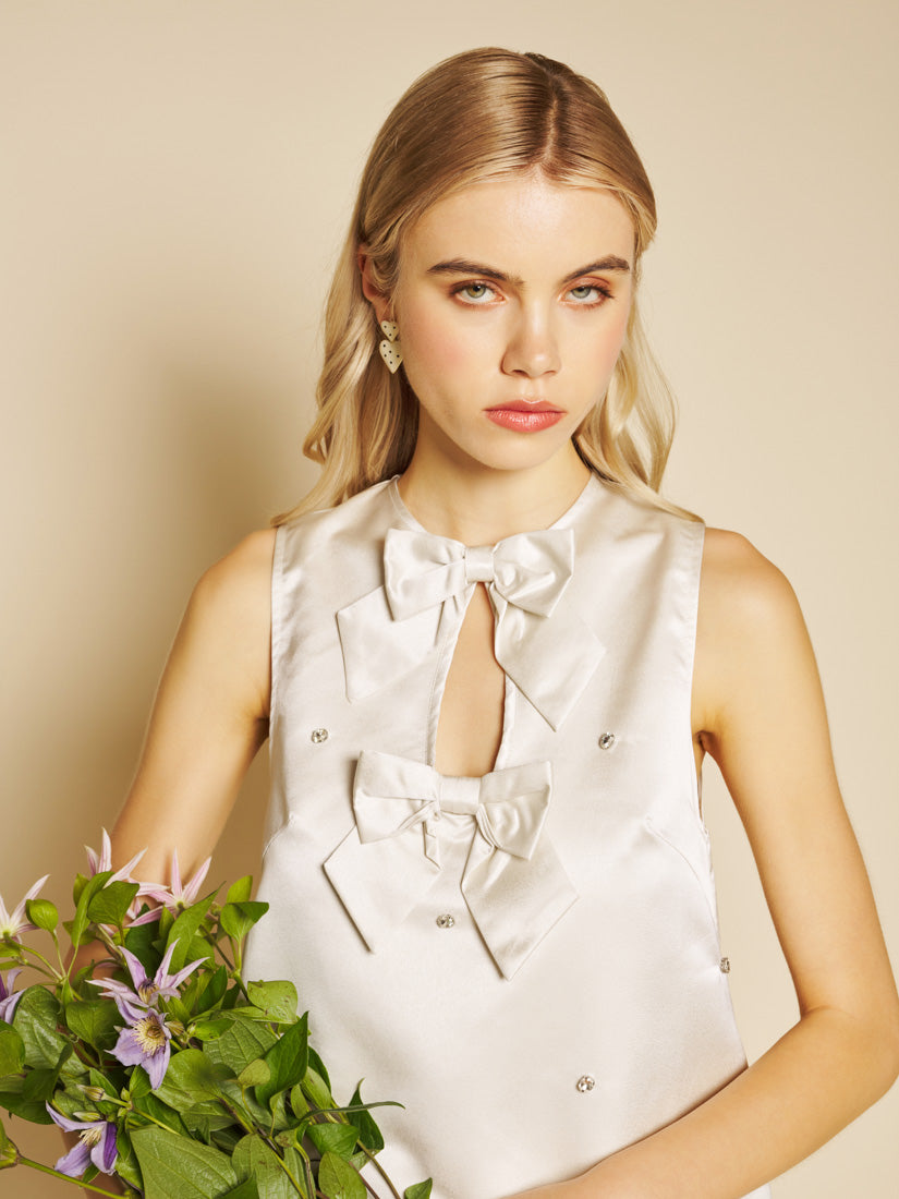 Pearled White Dresses