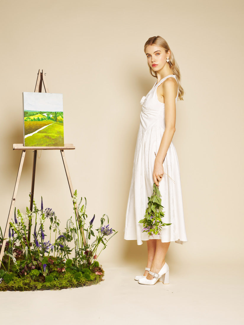 Pearled White Dresses