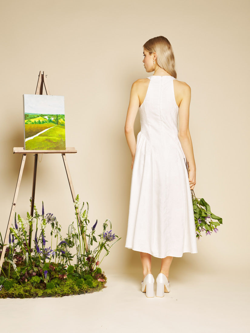 Pearled White Dresses