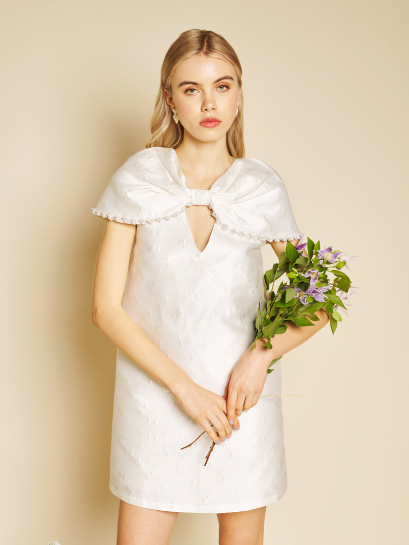 Pearled White Dresses