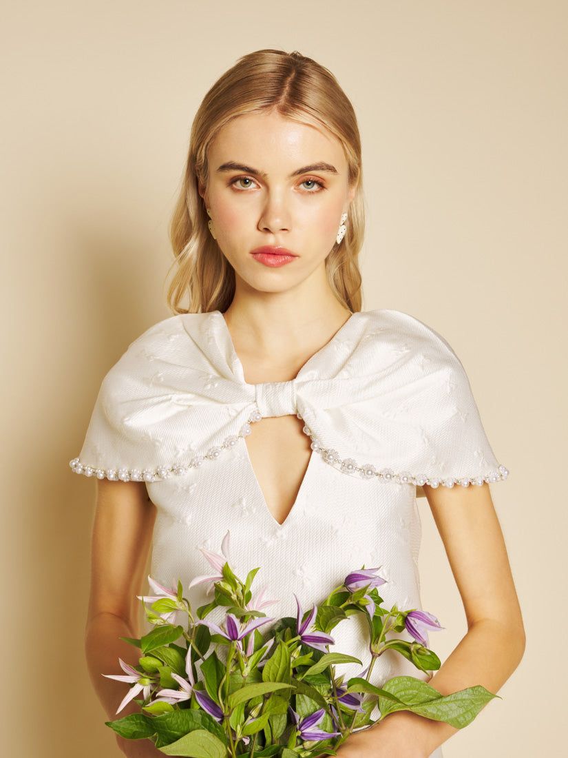 Pearled White Dresses